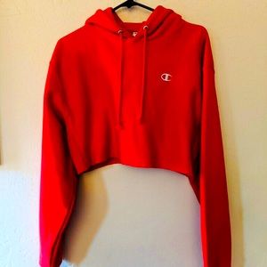 Champion S Cropped Hoodie